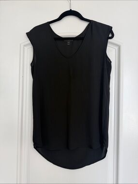 JCrew Black Sleeveless V-Neck Women's Top